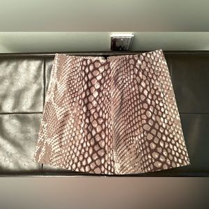 Vintage Express Snakeskin Mini Skirt
